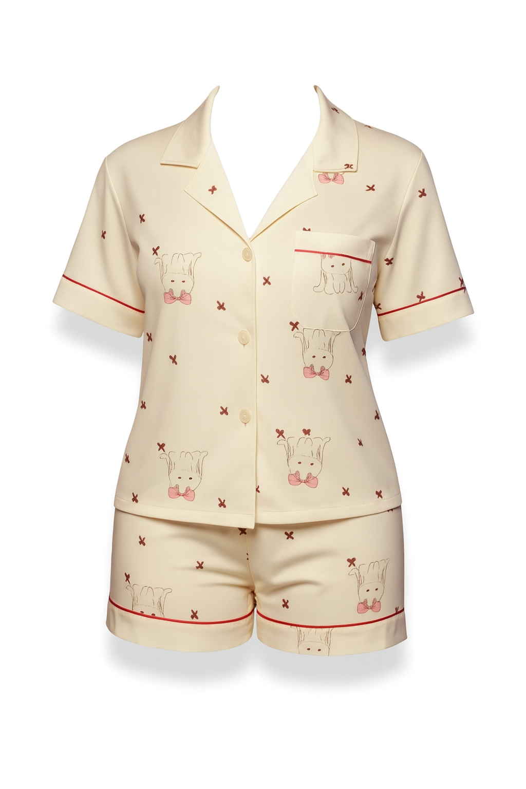 بيجامه ستان نص كم وشورت