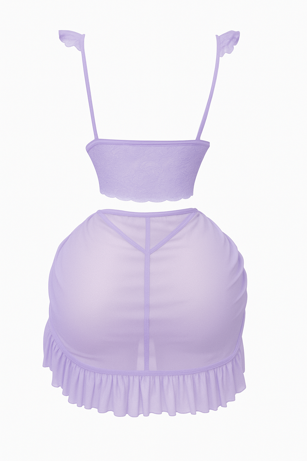 لانجيري قطعتين بقصه مميزه