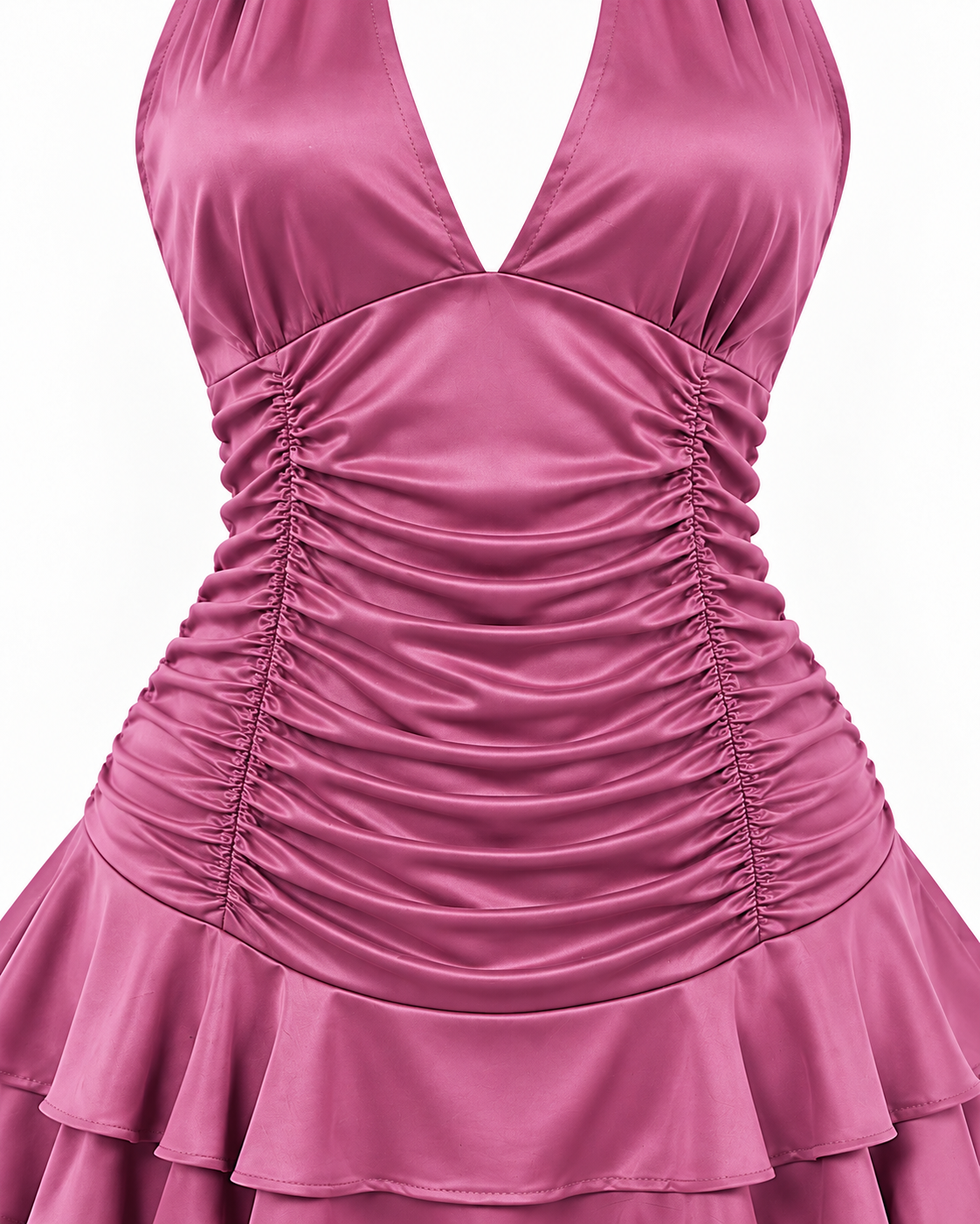 Dress with Open Neckline