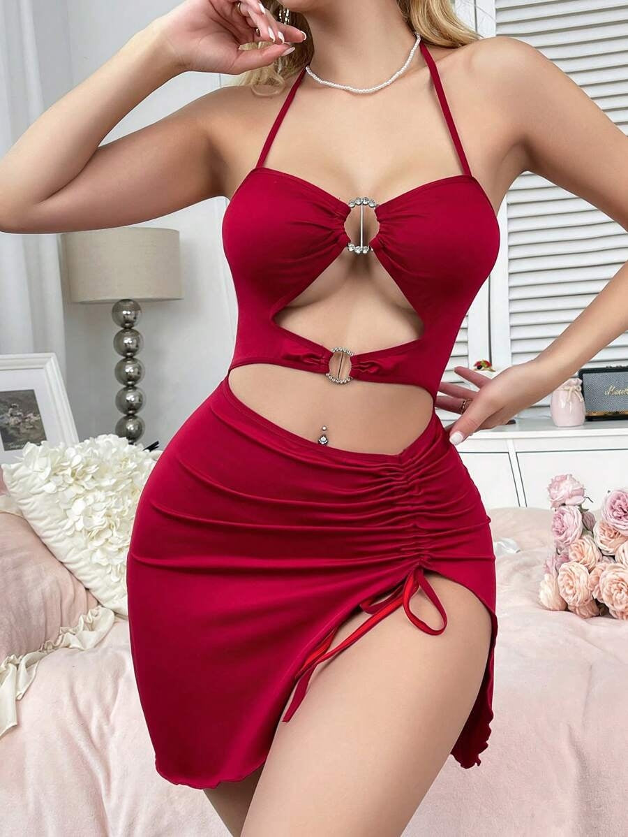 لانجيري مزود بقصه من البطن