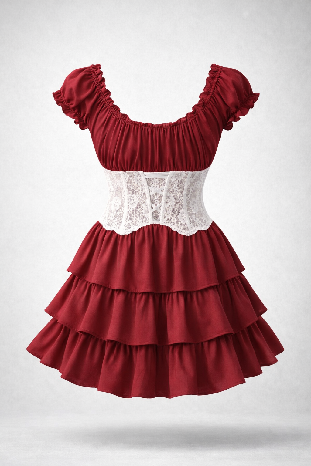 Dress with Lace Details