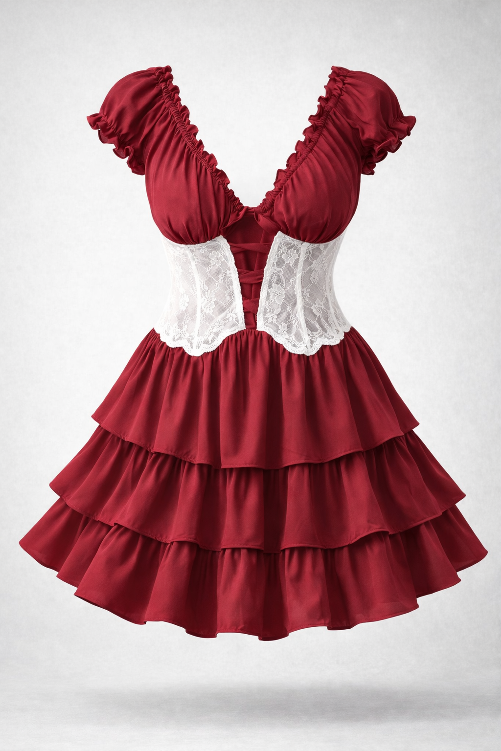 Dress with Lace Details