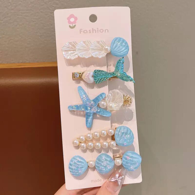 Sea-Inspired Hair Pins