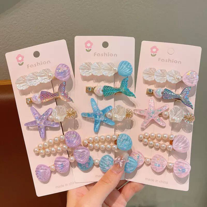 Sea-Inspired Hair Pins