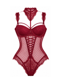 Lace-Up Bodysuit