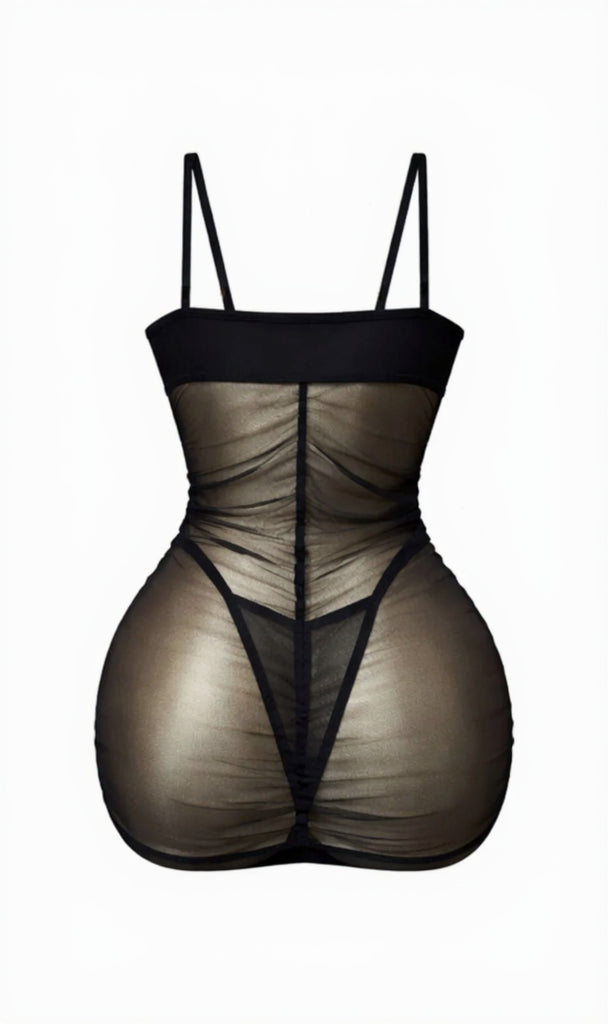 Sheer Side Bodycon Lingerie