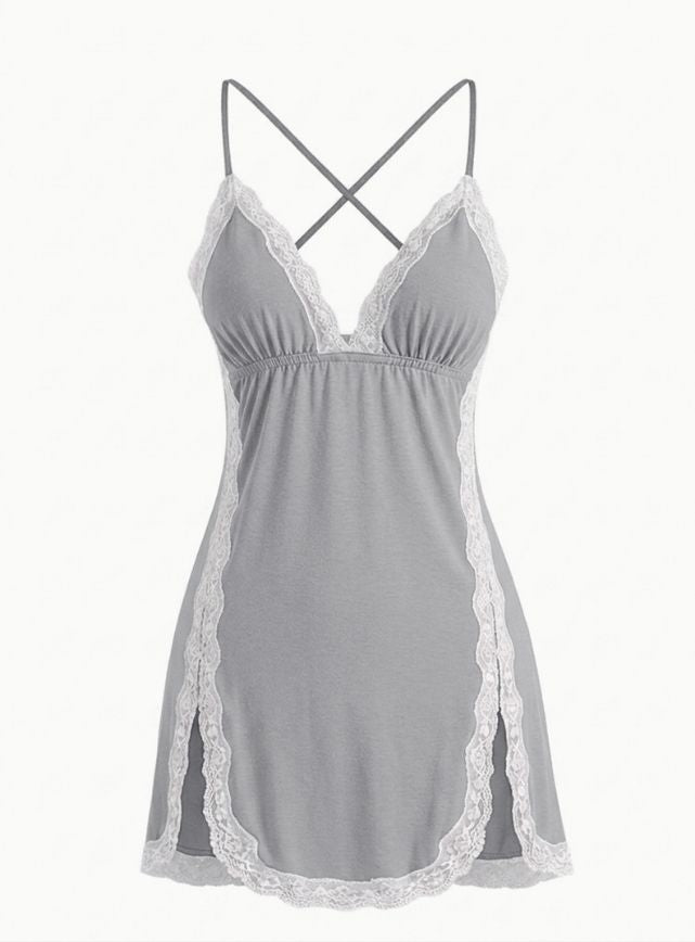 كاش قصير مزود بالدانتيل