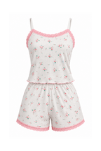 Short & Top Open Back Pajama