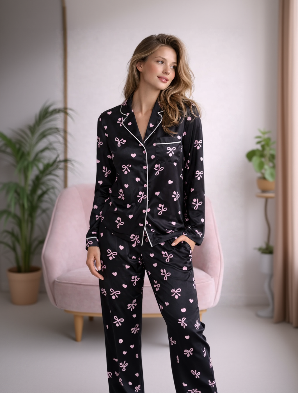 Bow Print Pajama