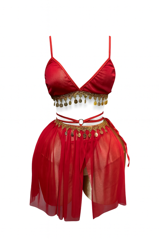 لانجيري تنكري قطعتين