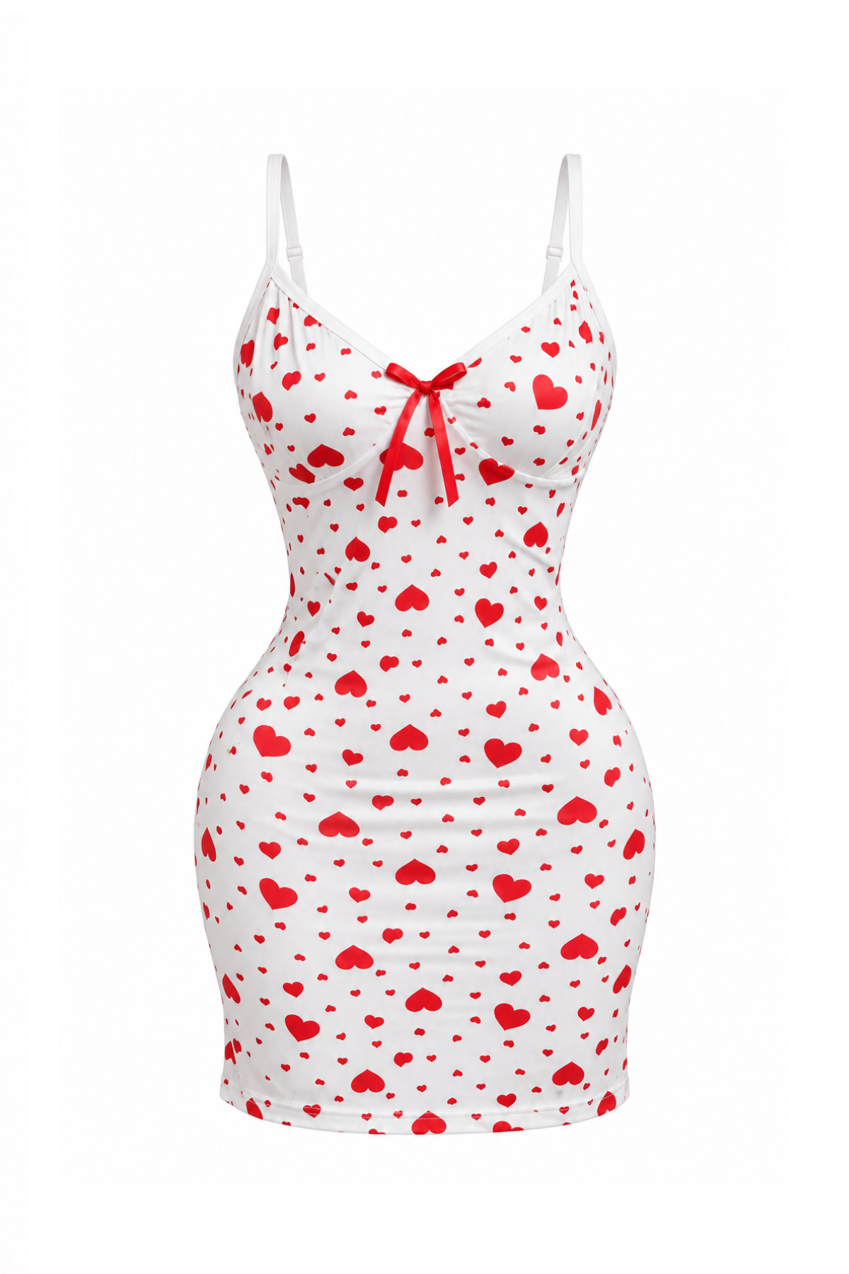 Mini Nightdress Heart Print