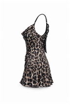 Tiger Print Dress with Butterfly Back Detail