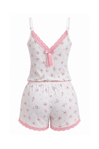 Short & Top Open Back Pajama