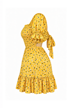 Floral Back Bow Dress