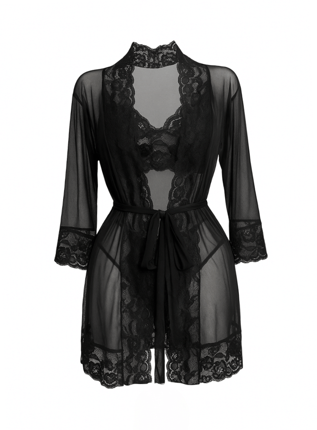 code 635 روب قصير ابيض