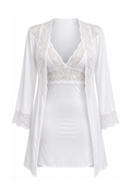 Lingerie with a matching robe
