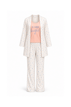 5-Piece Pajama (2Tops, Shorts & Pants & Robe)
