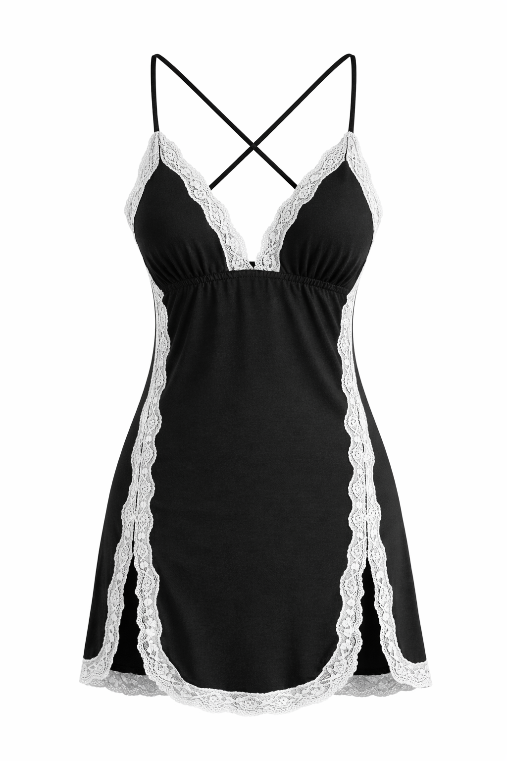 كاش قصير مزود بالدانتيل