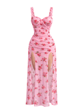 Printed Slit Nightdress