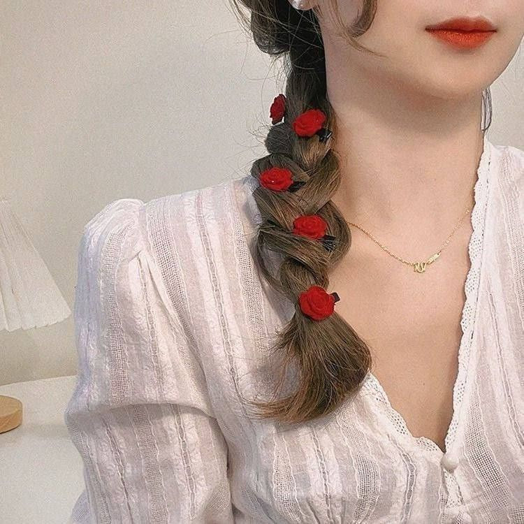 Rose Hair Pins Set