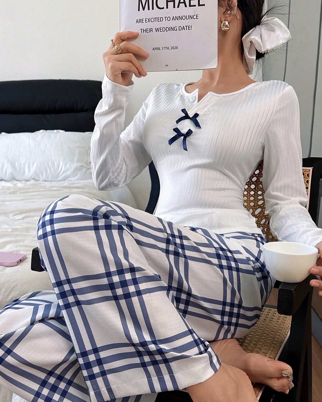 651لانجري شفاف قصير نبيتى