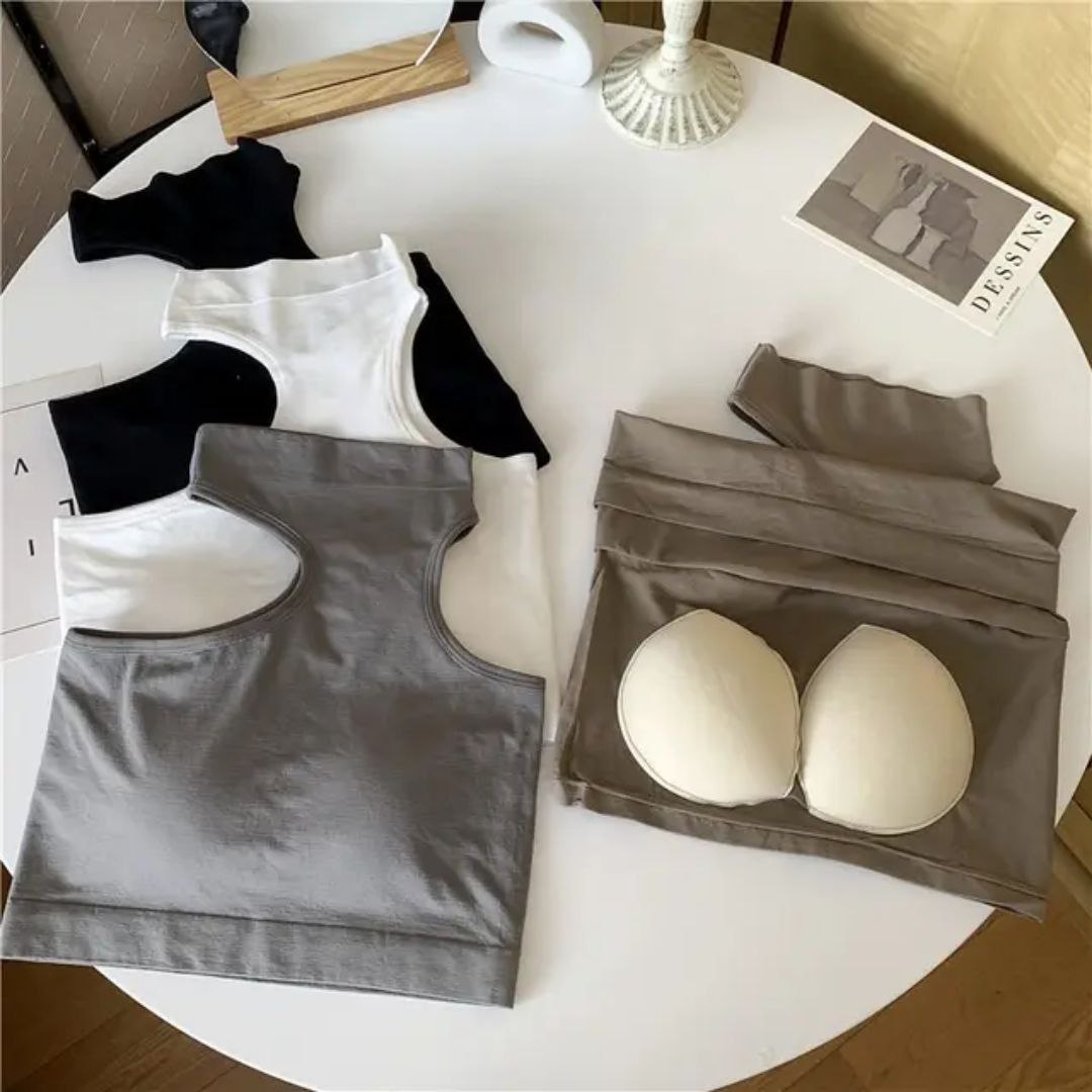 One-Shoulder Crop Top