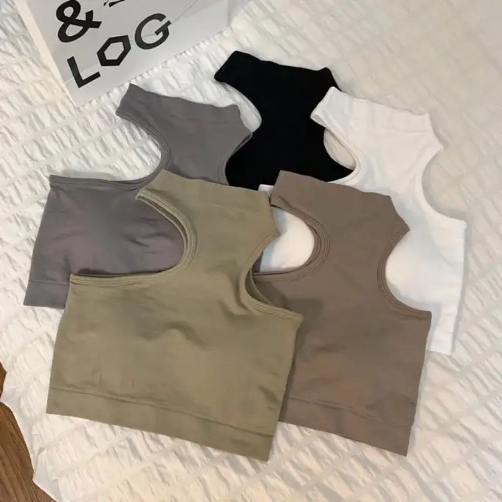 One-Shoulder Crop Top