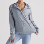 Sports Top with Sleeves, Zipper &amp; Inner and Outer Pockets