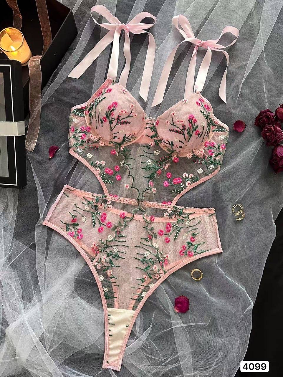 Sheer Guipure Lingerie