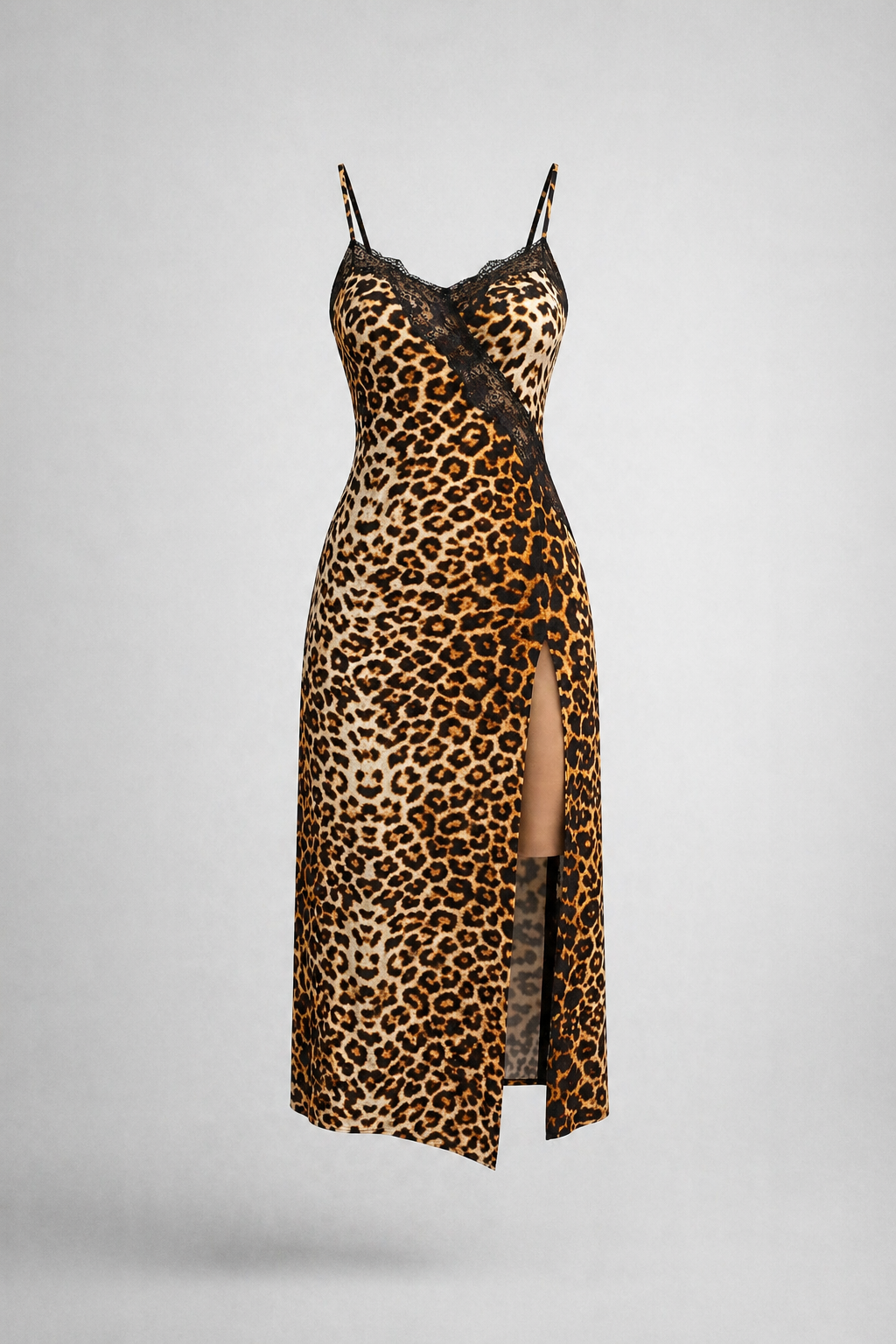 Leopard Lace Nightdress