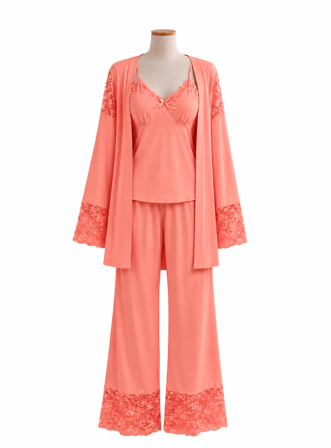 3-Piece Pajama (Top, Robe & Pants)