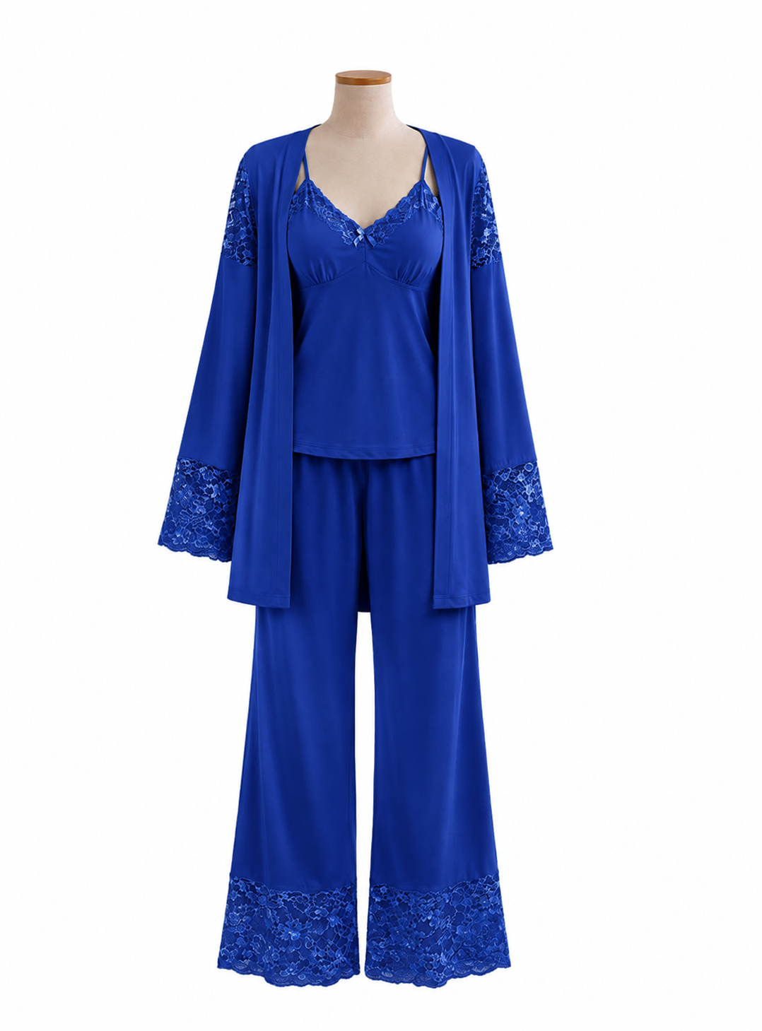 3-Piece Pajama (Top, Robe & Pants)