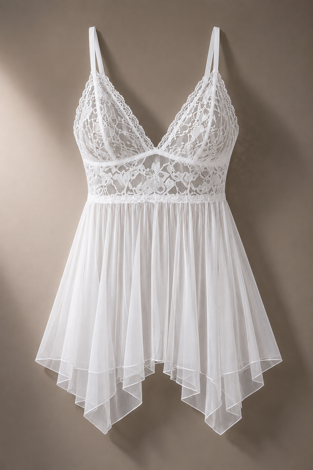 Sheer Lingerie with Lace Details