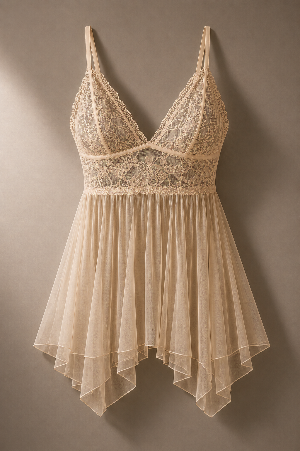 Sheer Lingerie with Lace Details