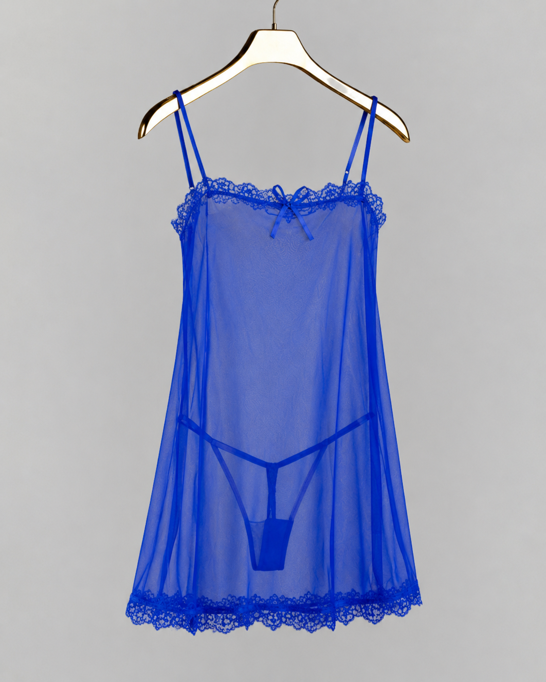 Sheer Lingerie with Lace Details