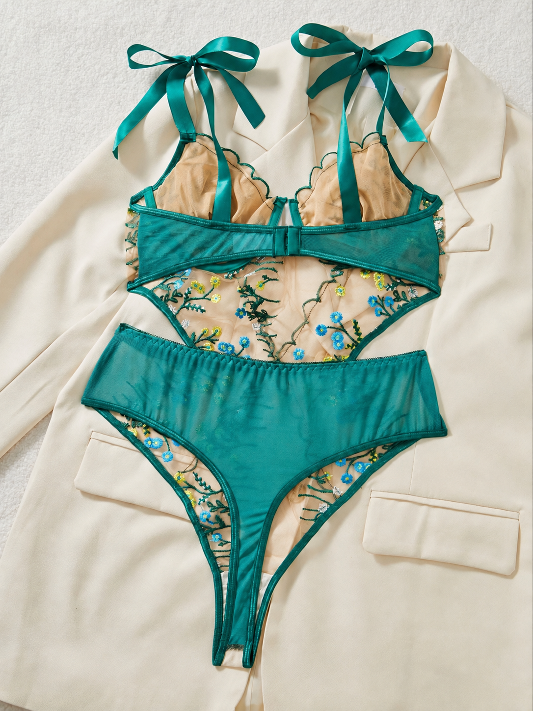 Sheer Guipure Lingerie