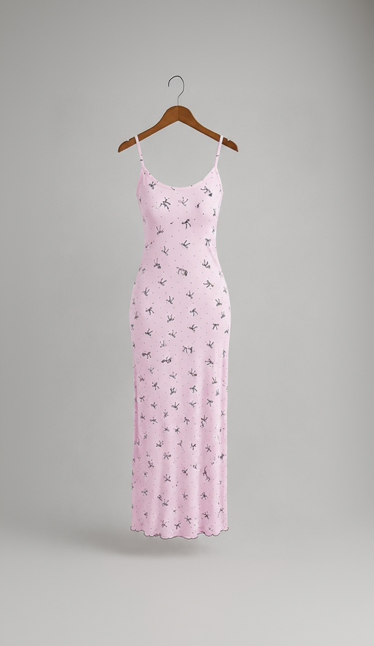 Long Bow Dress
