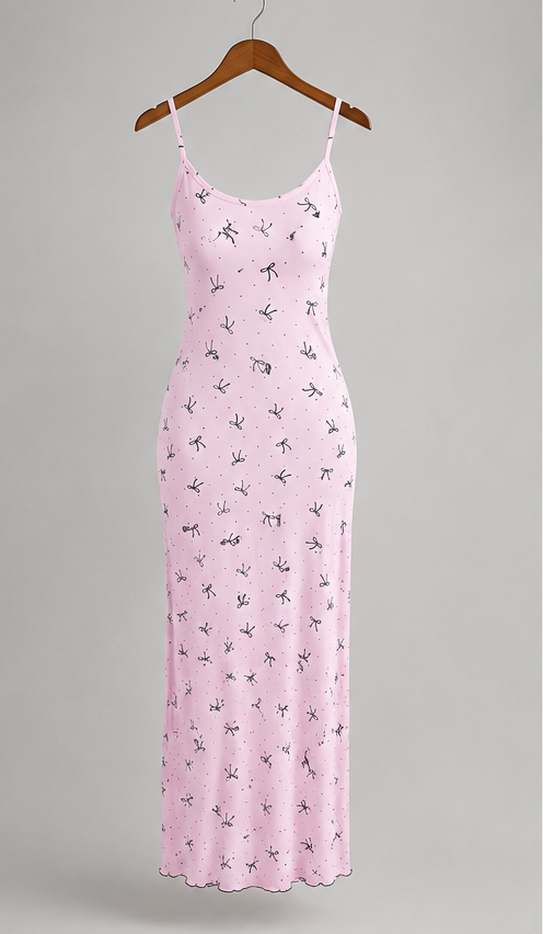 Long Bow Dress
