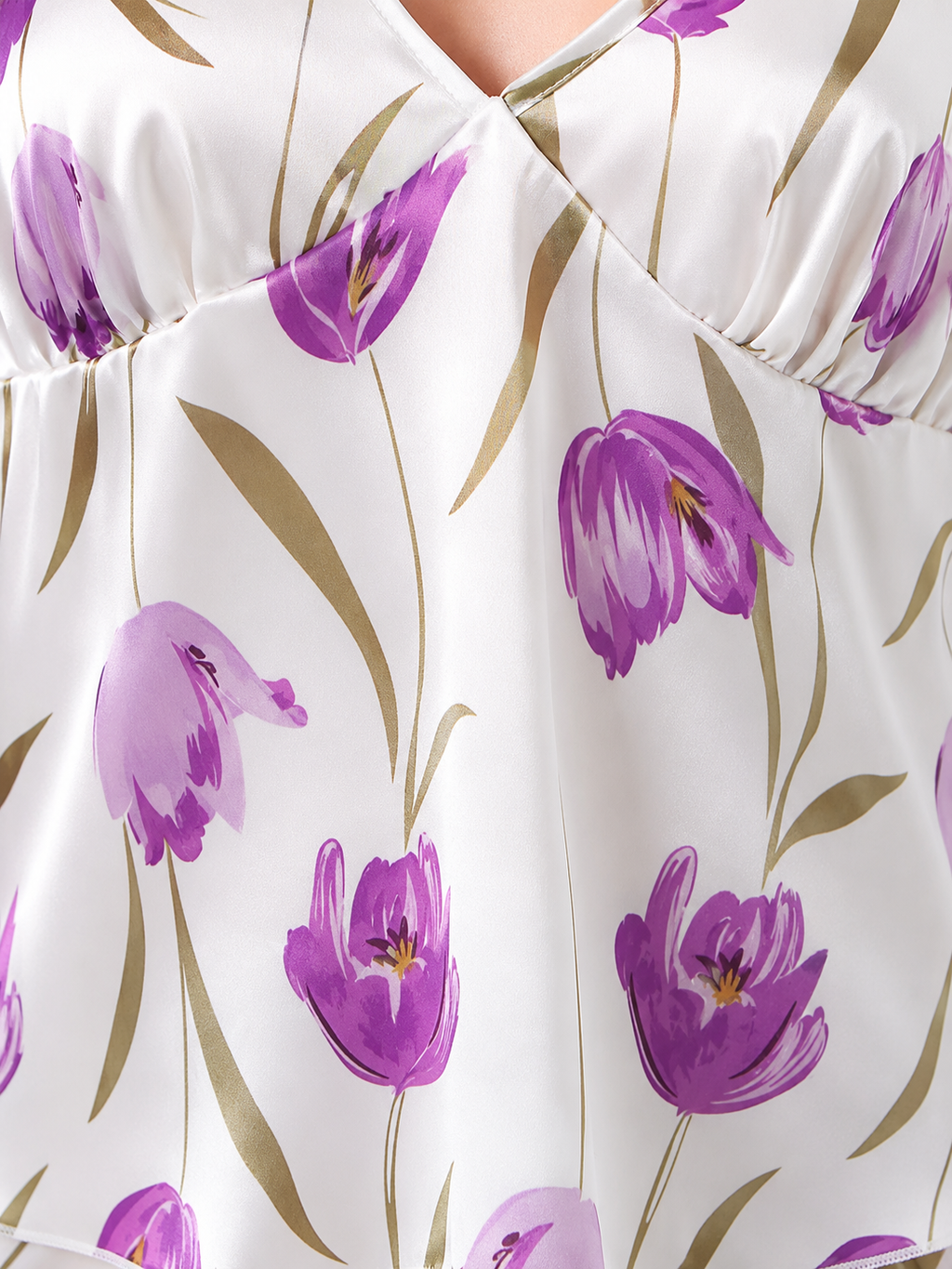 Floral Satin Cami Pajama