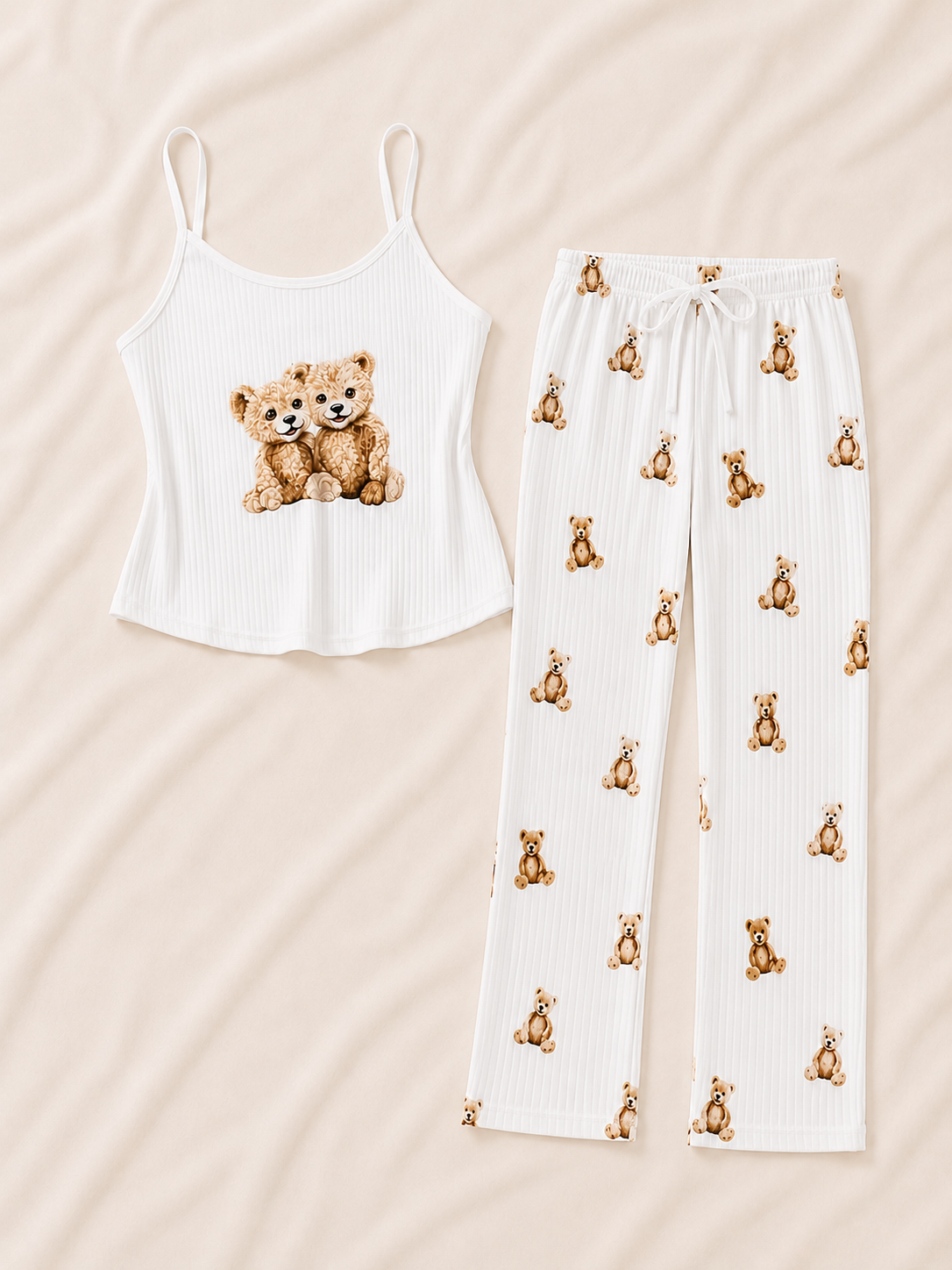 2-Piece Teddy Pajama