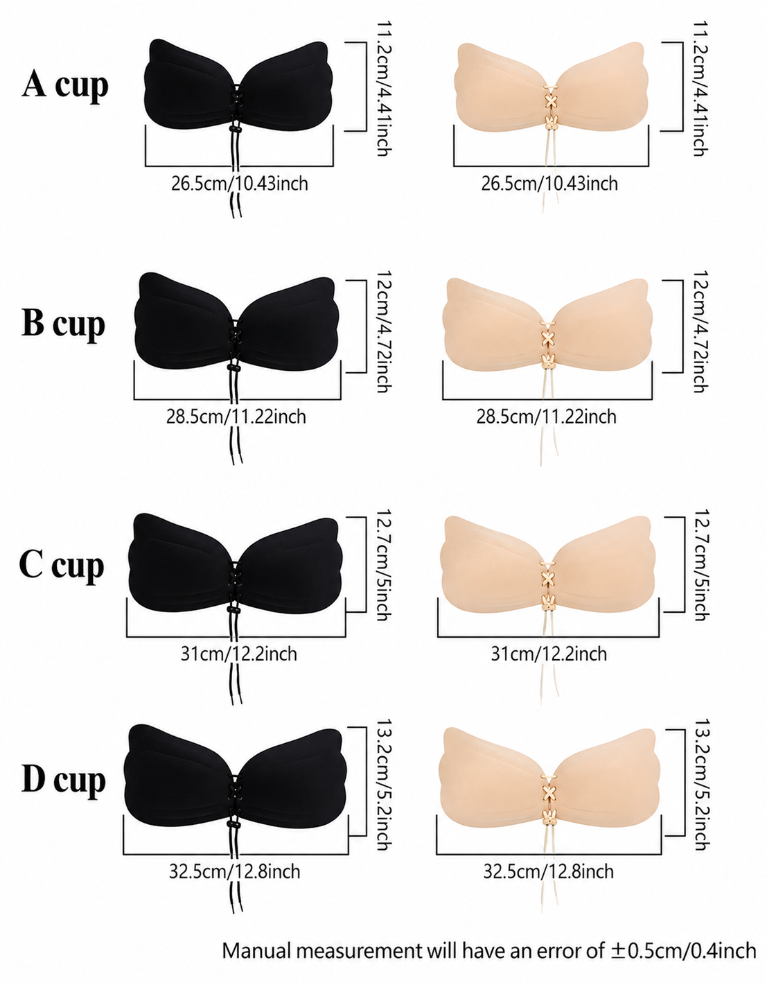 Silicone Tie Bra