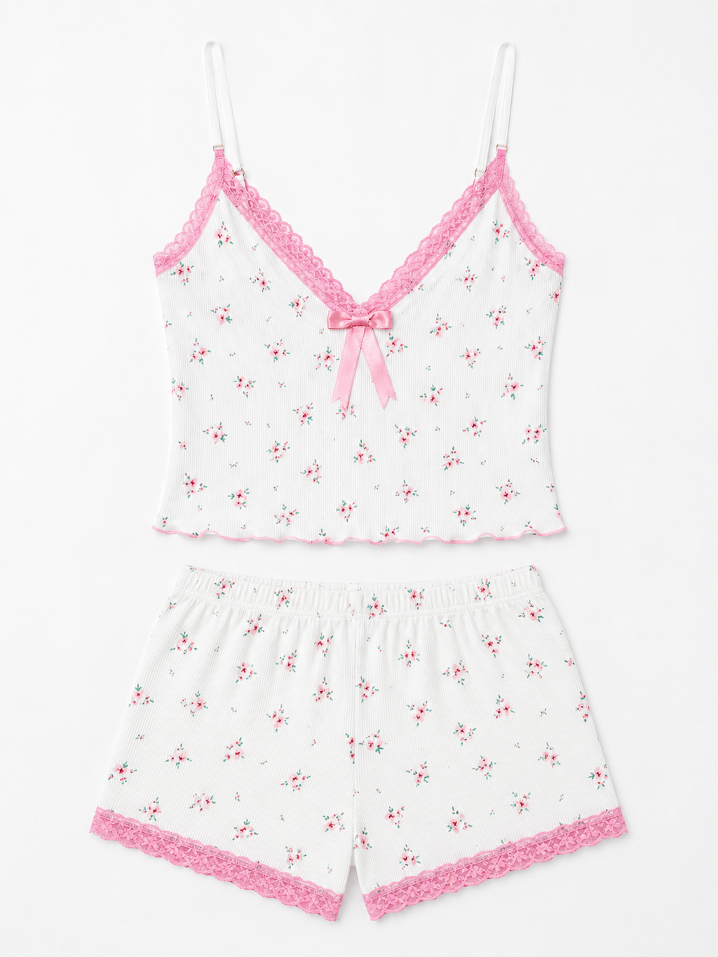 Short & Top Open Back Pajama