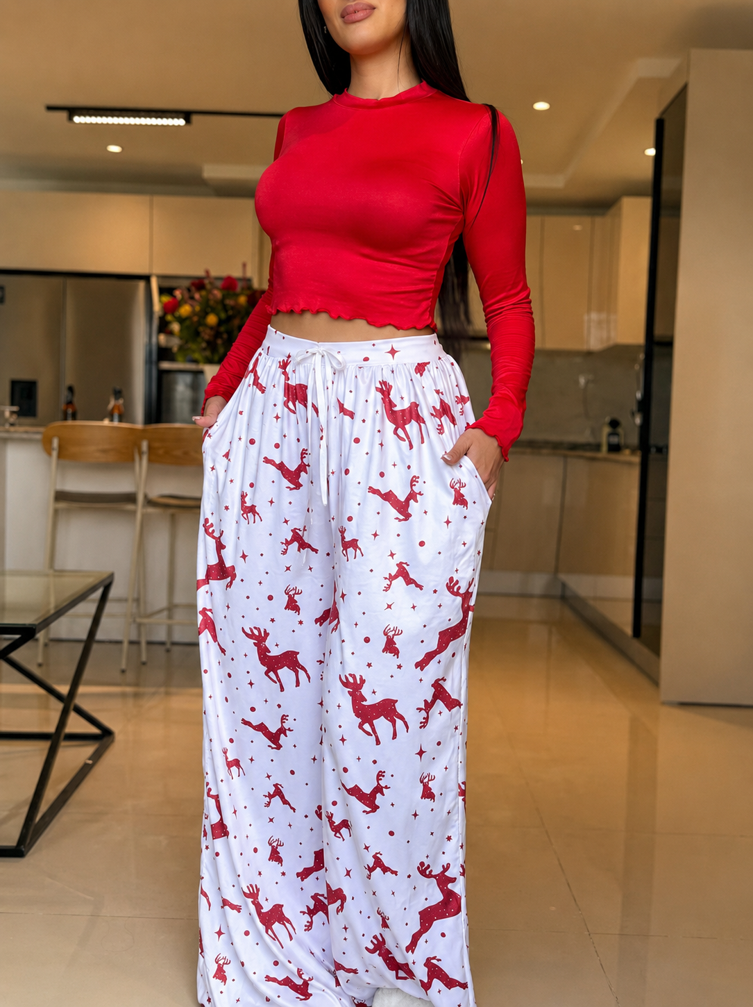 Deer Print Pajama