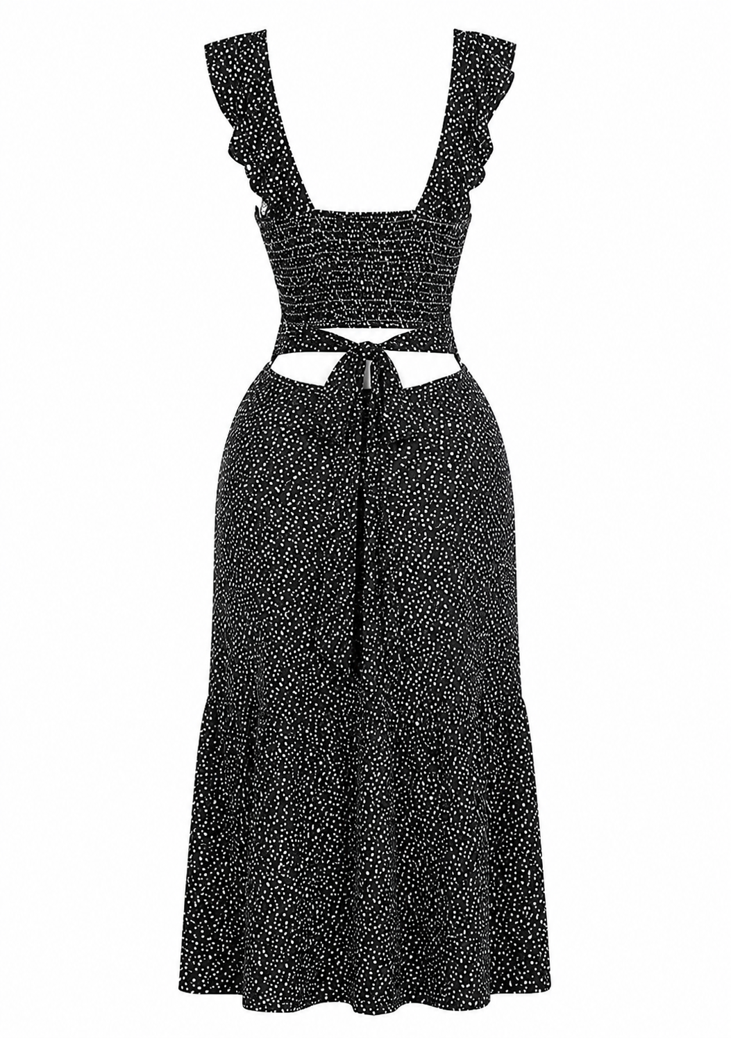 Long Dress with Back Tie