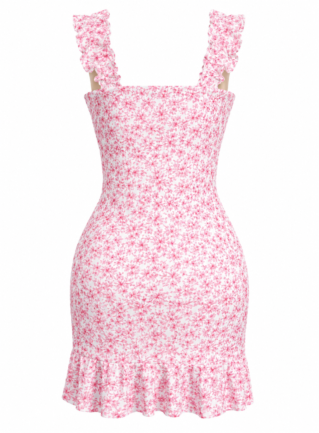 Floral Frill Dress