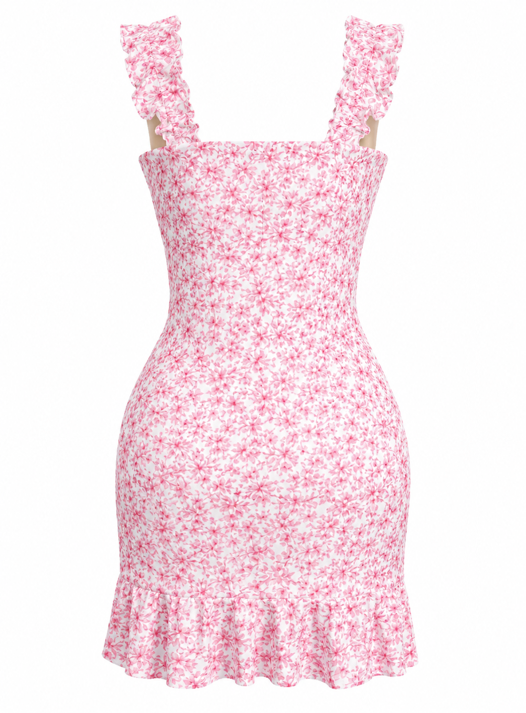 Floral Frill Dress