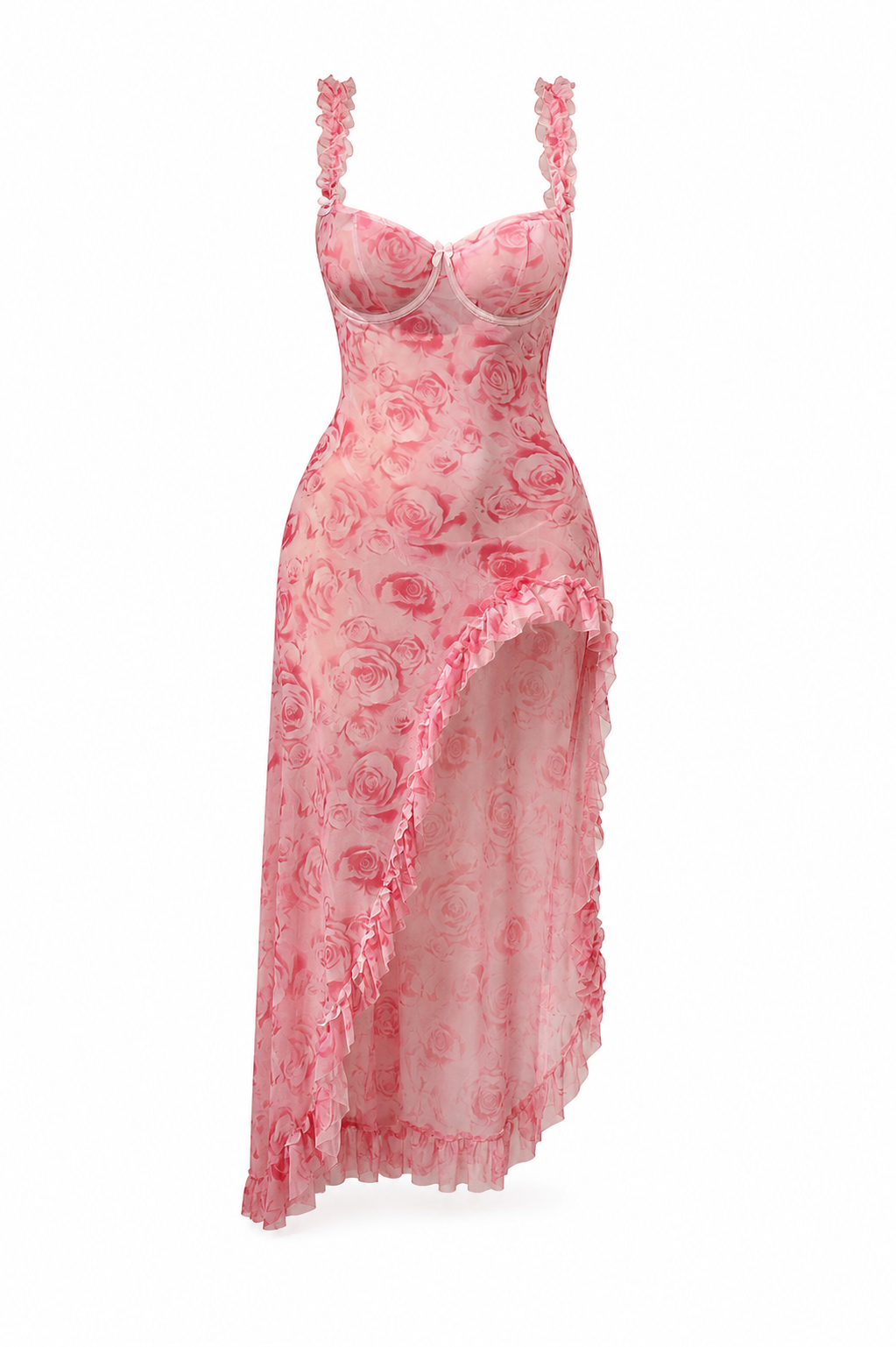 Long Floral Lingerie