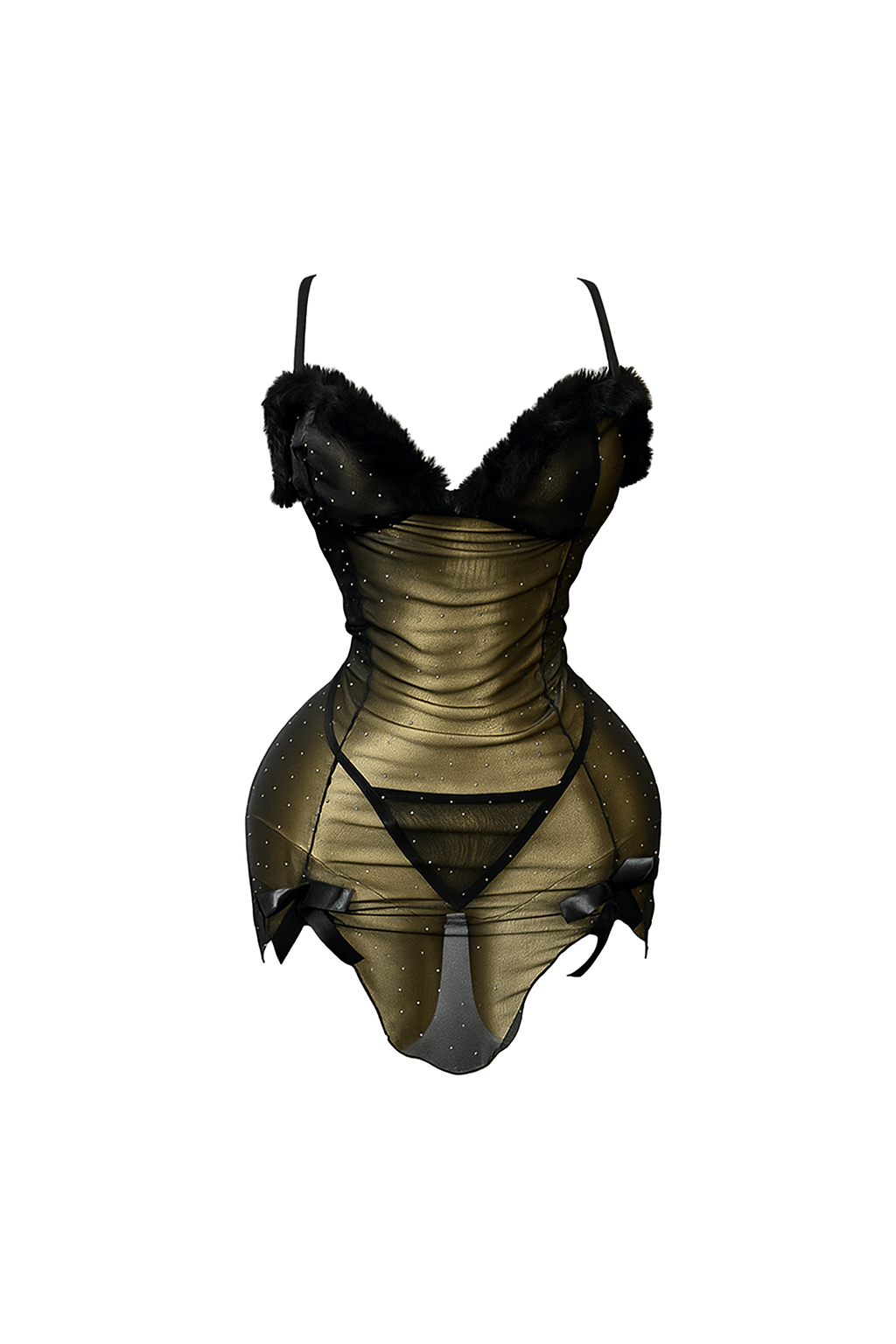 Crystal Sheer Lingerie