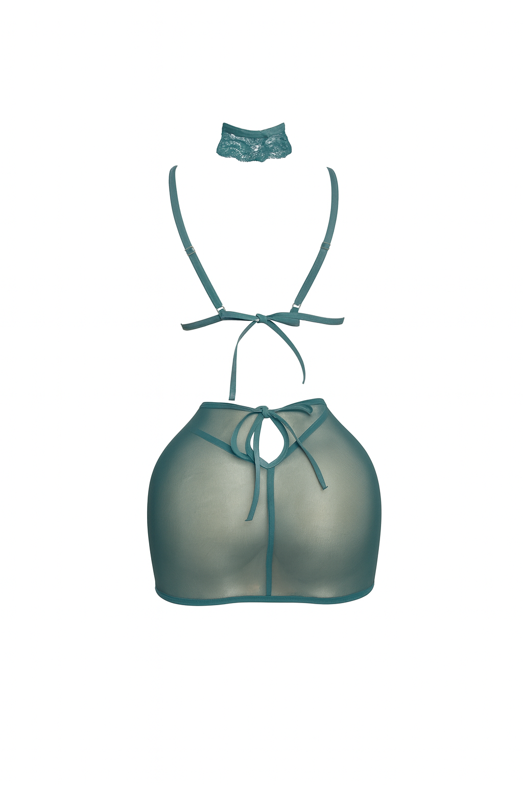 لانجيري مزود ب دانتيل وسلسله