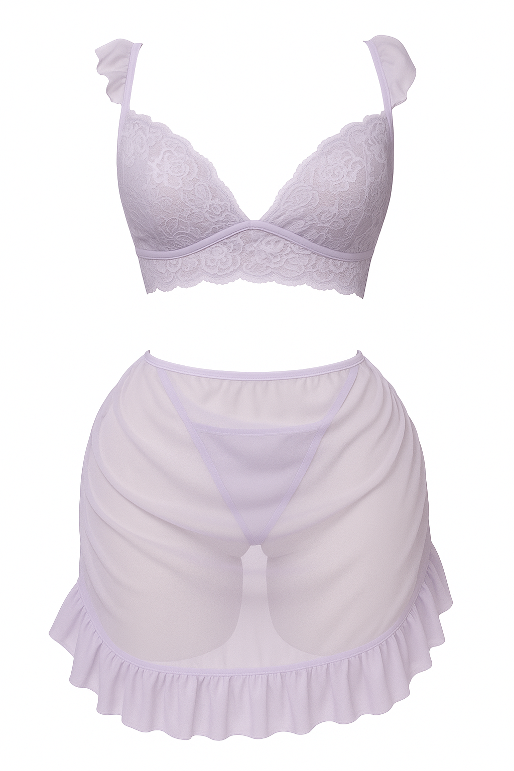 لانجيري قطعتين بقصه مميزه